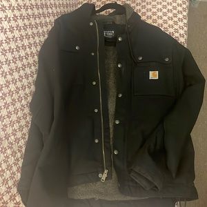 Black Carhartt Jacket with hood